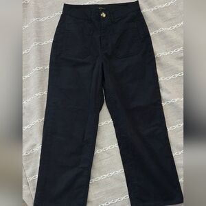 NEW! Quince Black Wide-Leg Jeans